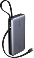 بنك طاقة UGREEN Nexode 25000mAh | شحن سريع 165W مع كابلين USB-C مدمجين