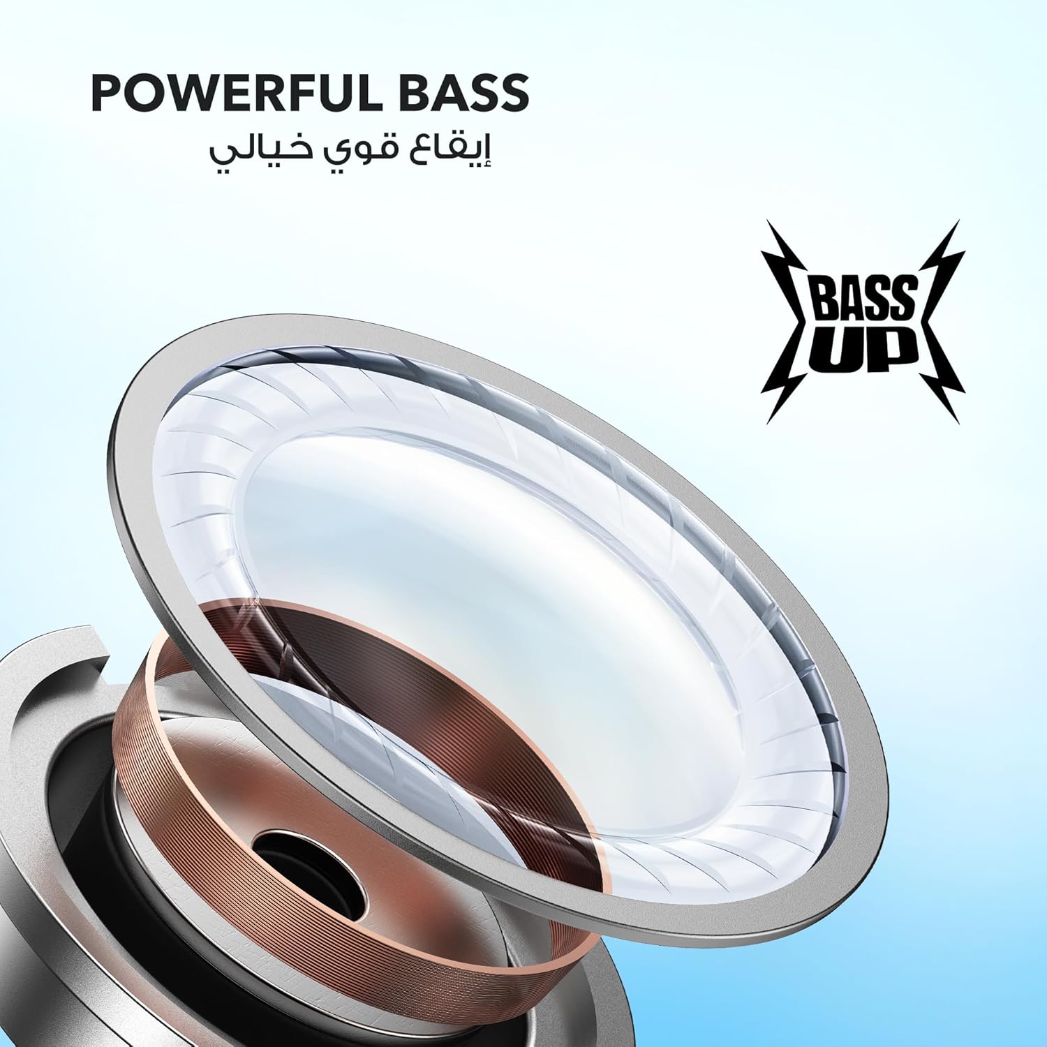 سماعات Anker Soundcore P20i | بلوتوث 5.3، باس قوي، بطارية حتى 30 ساعة، مقاومة للماء IPX5